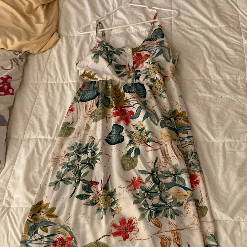 PatPat Tropical Floral Maxi Dress